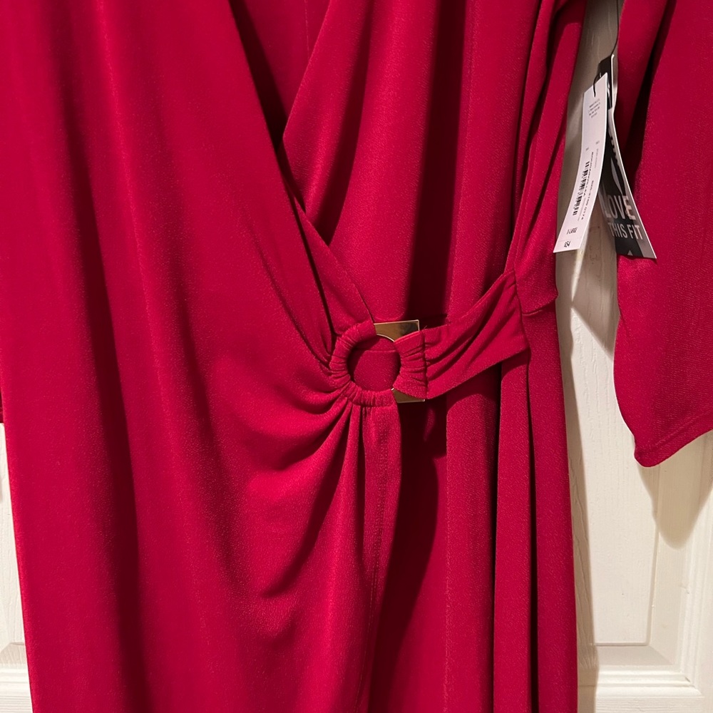 NWT BOLD Elements cut to curve woman’s evening dress size XL Bougainvillea color - Picture 3 of 7